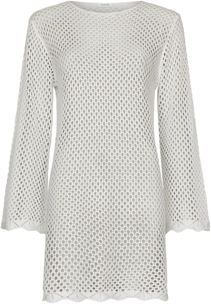 MyRebelle - Sunveil - Cover-up - Wit - Gehaakt - Maat 42