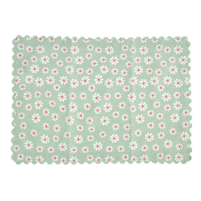 Daisy flowers placemat mix colours 35x50 (set of 3)
