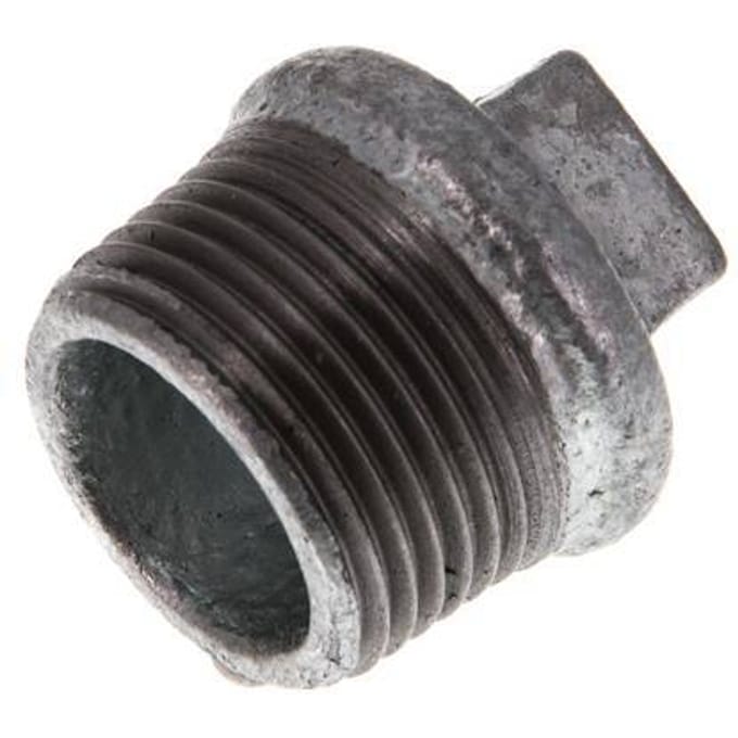Plug R1'' Smeedbaar Gietijzer met Buitenvierkant 25bar [5 Stuks]