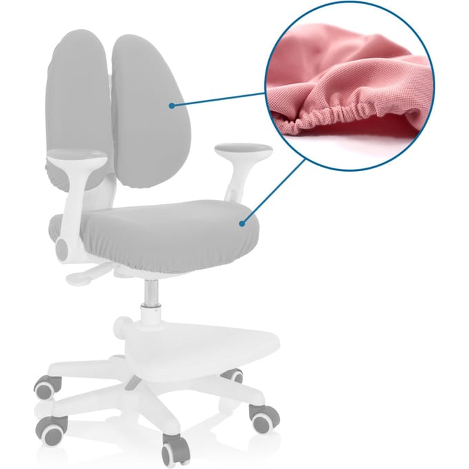 KID WING COVER | 3-delige set vervangende hoezen - Accessoires Roze