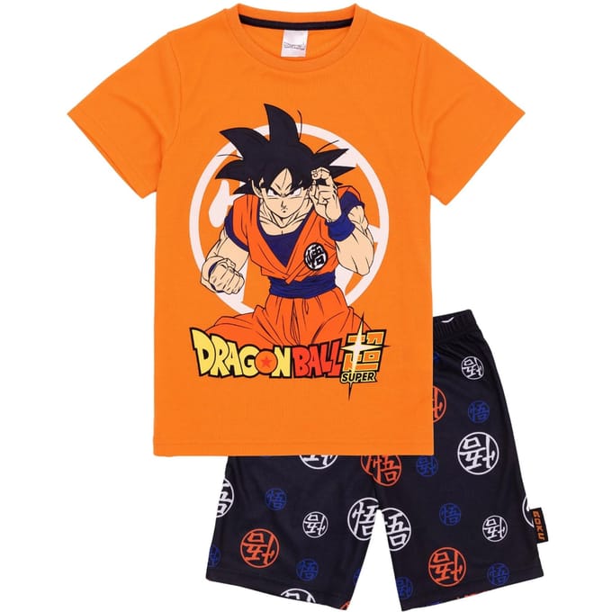 Dragon Ball Z Boys Goku Short Pyjama Set 10-11 oranje