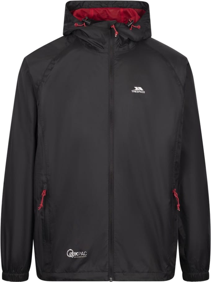 Trespass Qikpac Jas Zwart XS Man