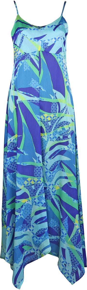 Verysimple • blauwe maxi jurk • maat 34 (IT40)