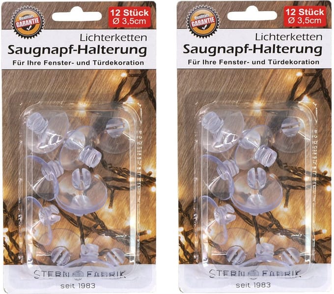 Zuignappen/montage systeem - met sleuf - 24x stuks - 3,5 cm