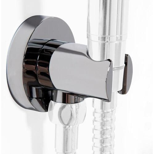 Steinberg series 100 shower wall bracket with shower connection elbow 100.1667