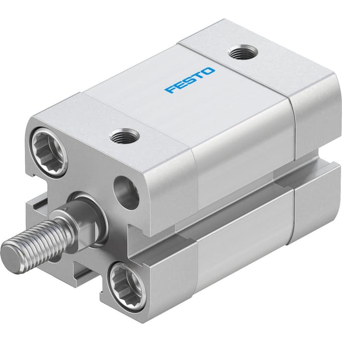 Festo Compacte Cilinder 16mm Boring 10mm Slag ISO 21287 Dubbelwerkend - 536220 - P2BJD