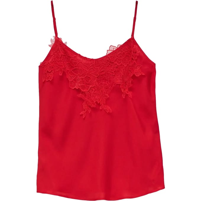 Satin top met kant dames Salsa Jeans