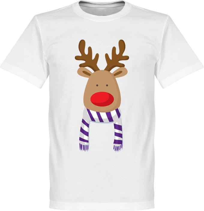 Reindeer Supporter T-Shirt - Paars/Wit - M