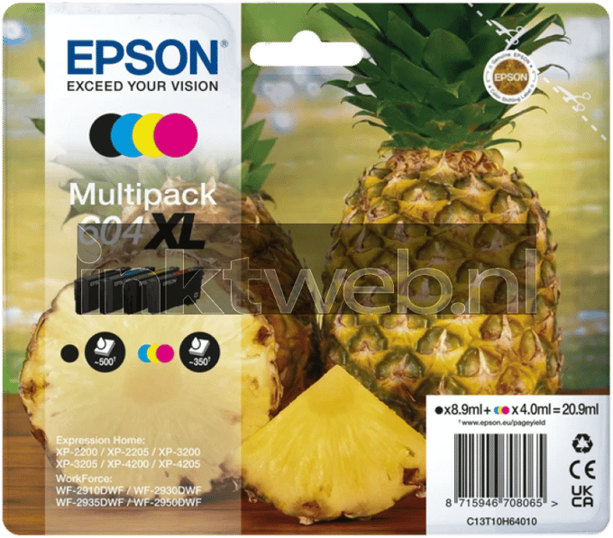 Encre - EPSON - Multipack 4 couleurs - Haute capacité - Compatible Expression Home XP-4200