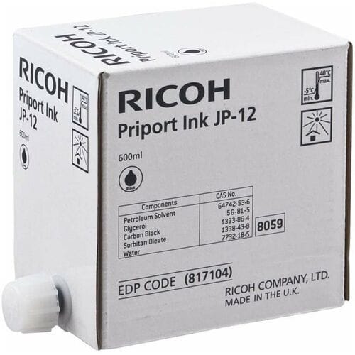 Ricoh Inktcartridge 817104 (JP12) Zwart