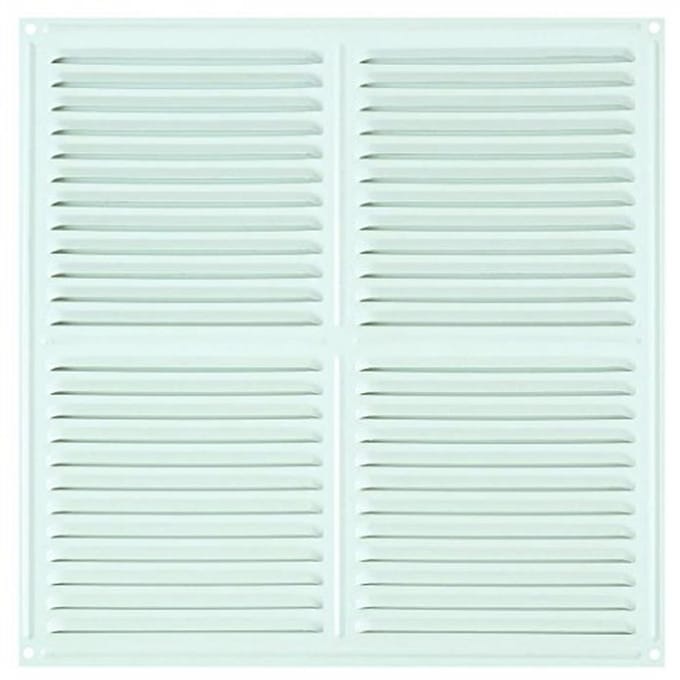Ventilatierooster 30 x 30 cm - Wit Gelakt Aluminium