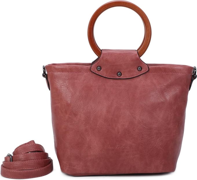 Handtas Ines Delaure bois de rose