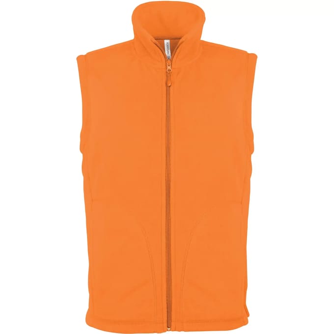 Fleecebodywarmer 'Luca' merk Kariban maat XL Oranje