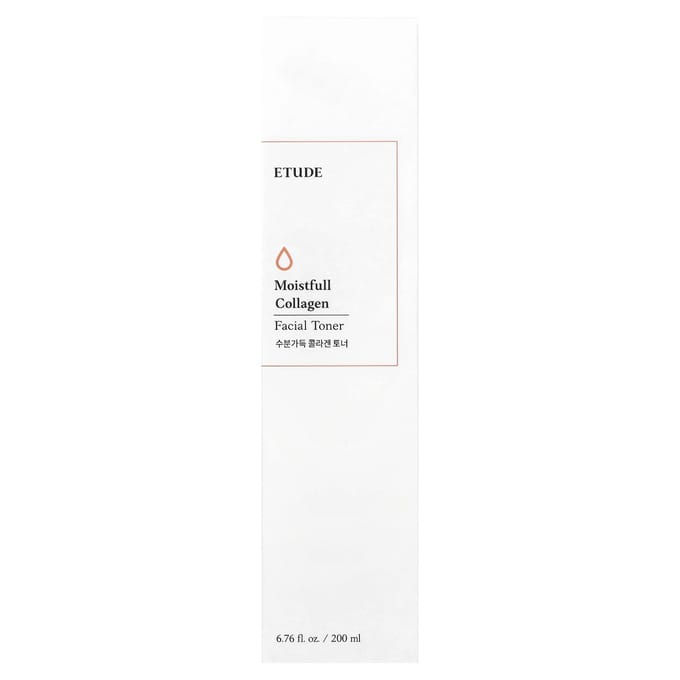 ETUDE, Moistful Collagen, Gezichtstoner, 200ml (6.76 fl oz) white