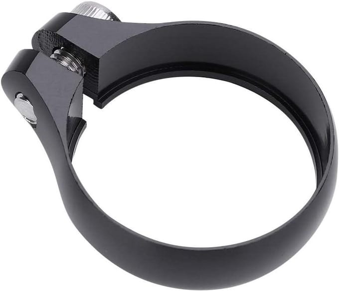 Fietsklem voor Quick Release zadelpen bevestiging - 27,2 mm - zwart - Fietsaccessoire