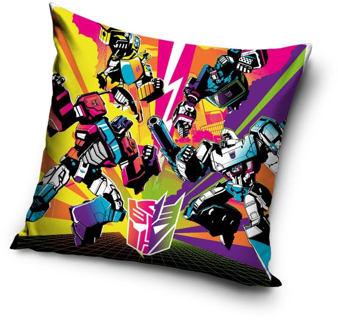 Decoratieve Pluche Kussensloop Transformers 40x40 cm Velours