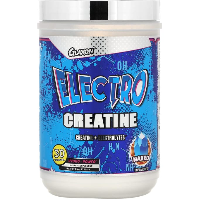 Glaxon, Créatine Électrique, Nature Nature, 238 g (240g)