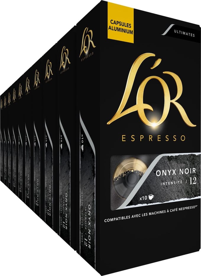 L'OR Espresso Onyx Koffiecups - 10 x 10 capsules