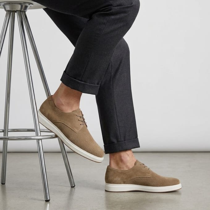 Cycleur de luxe Cycleur De Luxe DC9 Veterschoenen taupe Suède
