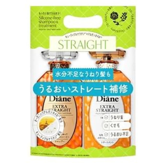 NatureLab - Moist Diane Perfect Beauty Extra Straight Shampoo & Treatment Set 450ml x 2