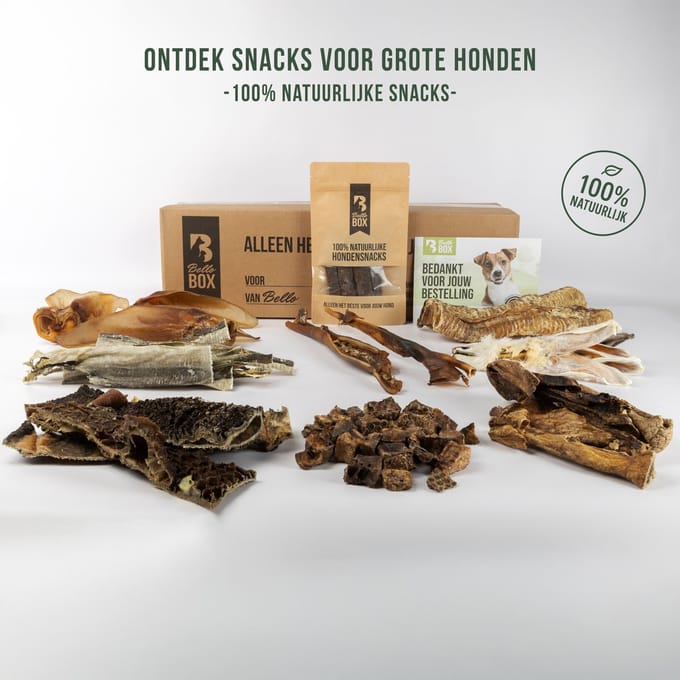 Natuurlijke Hondensnacks Box Grote Honden | Bellobox