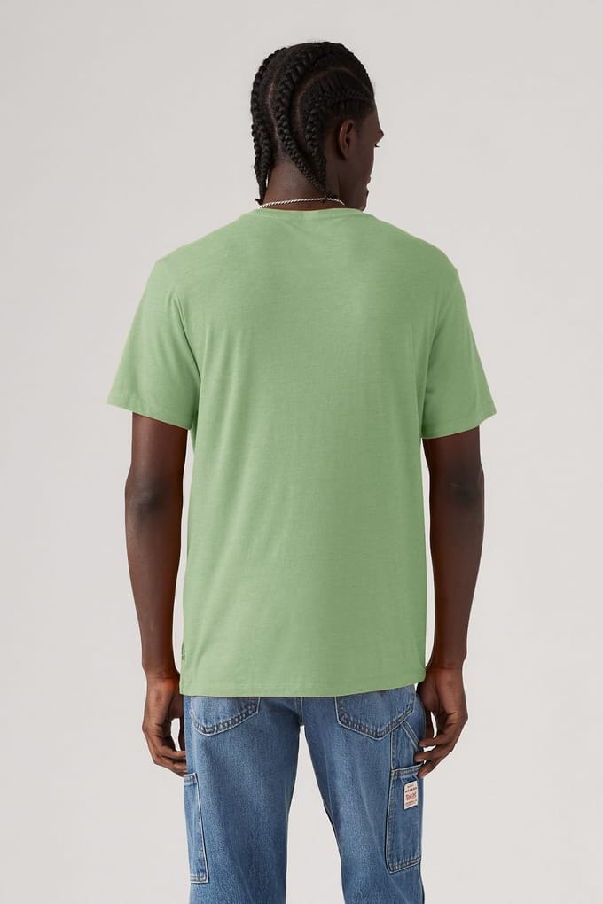 Levi's Graphic Crewneck Tee Batwing Logo Foam Green Taglia: S | Magliette basic Outlet | Uomo | Verde