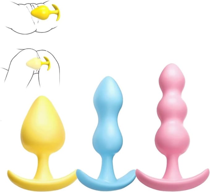 Daity 3 stuks Buttplug Trainingsset voor Beginners – Unisex Anale Speeltjes voor Mannen & Vrouwen