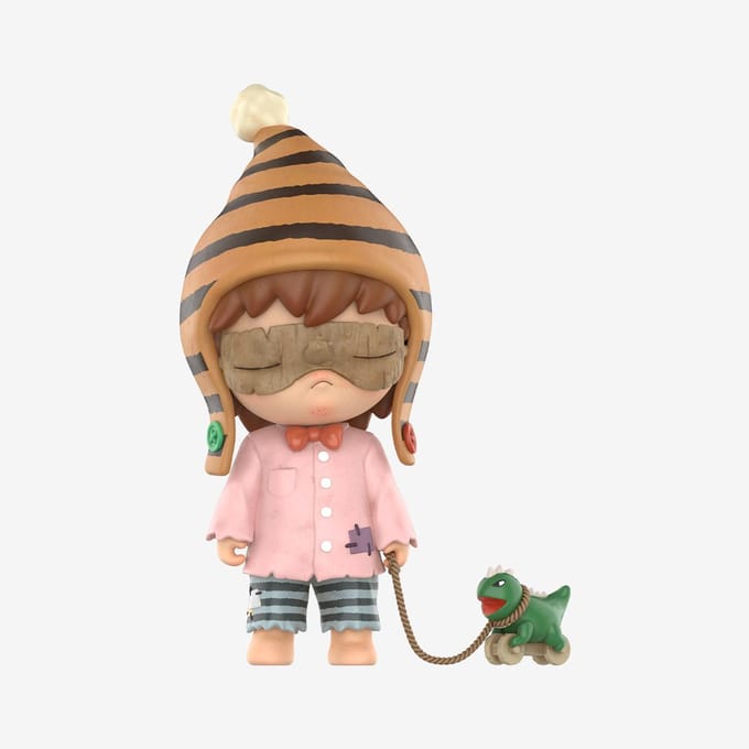 POP MART Hirono Echo Serie Figuren Blind Box Verzamelobject (Enkelpak / 12-delige set) brown