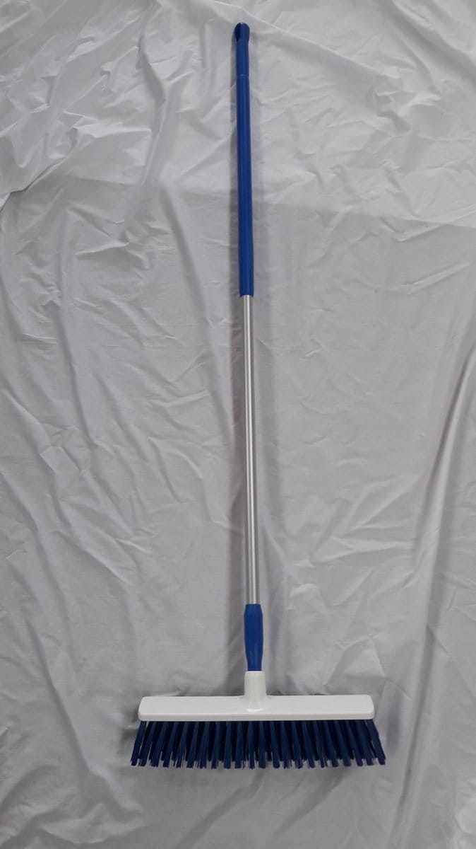Borstel hygienisch 40 cm + ergonomische aluminium steel