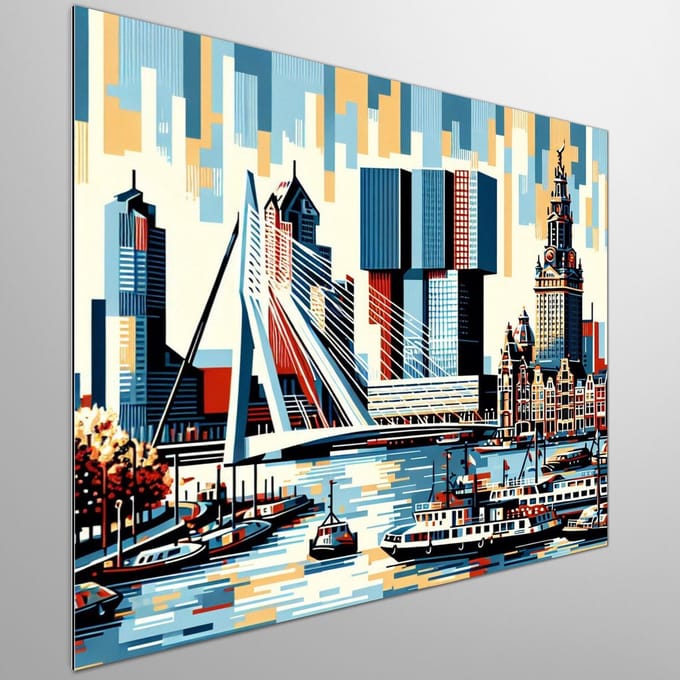 Kunstprint | Wanddecoratie | Dibond | 20 × 20 cm