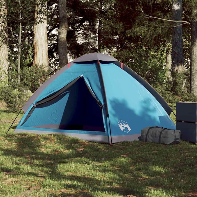 vidaXL - Koepeltent - 2-persoons - waterdicht - blauw