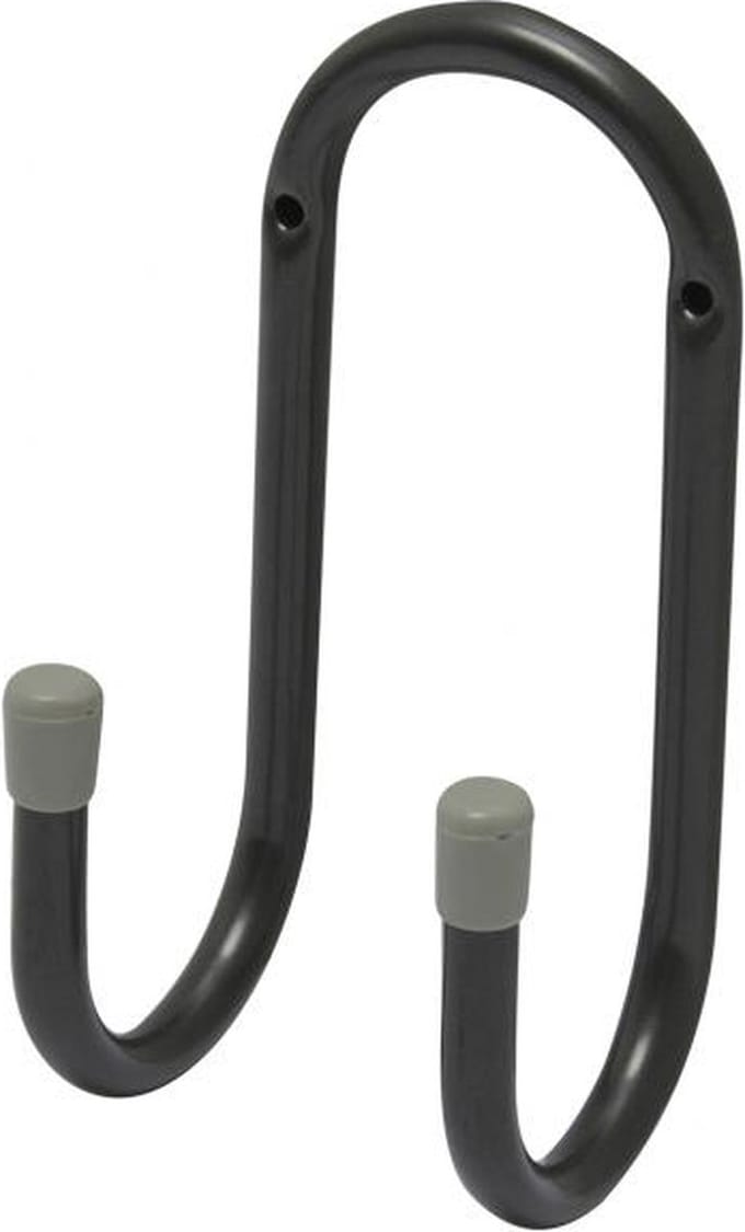 Ophanghaak Dubbel Grijs 16 x 7,5 cm | Per Stuk