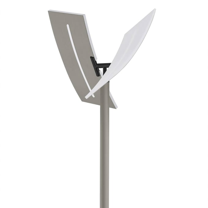 HELL LED vloerlamp Evolo CCT, taupe