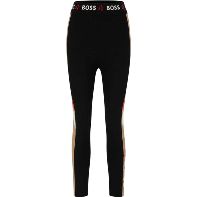Boss Dames/Dames Elastische Legging Kleurblok (Zwart)