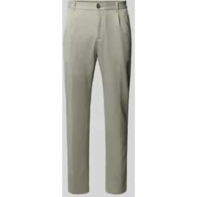 regular fit pantalon van viscosemix model 'Lester'
