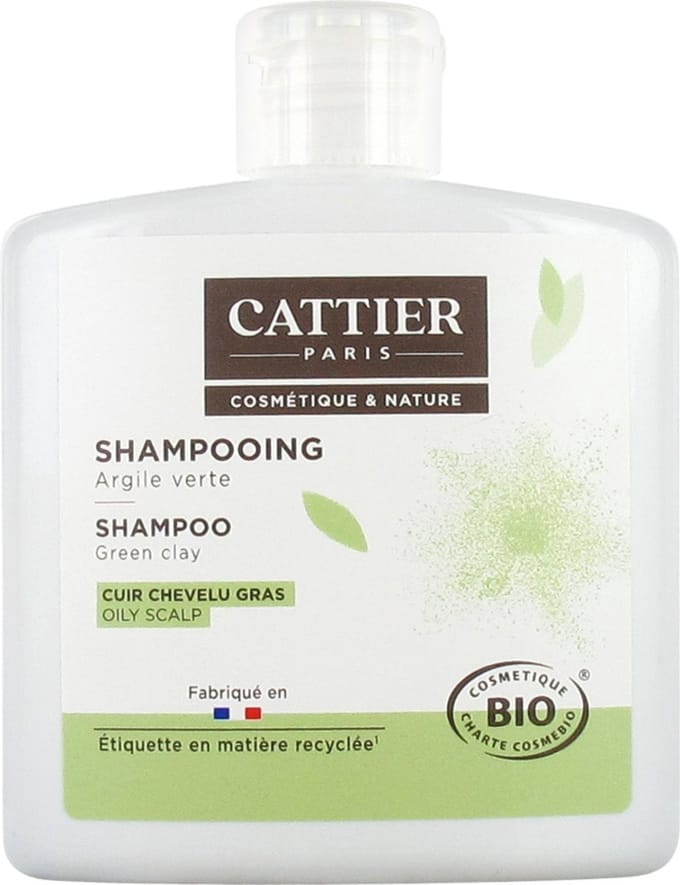 Cattier Shampoo Green Clay Oily Scalp 250