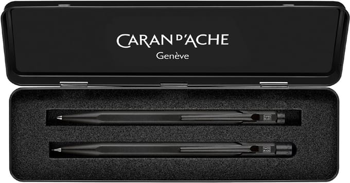 CARAN D'ACHE Schrijfset BLACK CODE, zwart