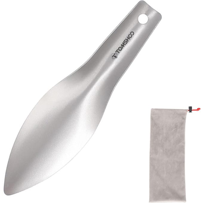 TOMSHOO Titanium Tuinhandschep Outdoor Camping Wandelen Backpacken Troffel white