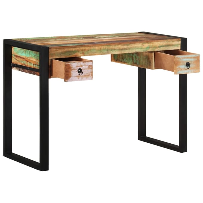 vidaXL - Bureau - massief - gerecycled - hout