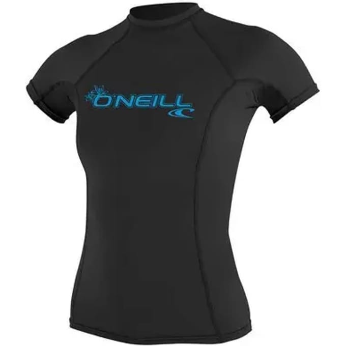 O'Neill - UV-werend T-shirt voor dames performance fit - zwart - maat S