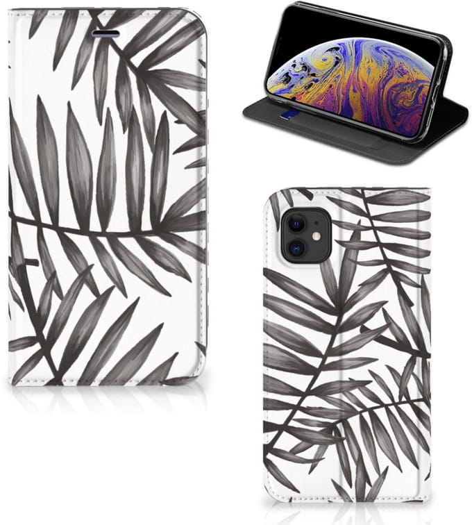 Apple iPhone 11 Smart Cover Leaves Grey