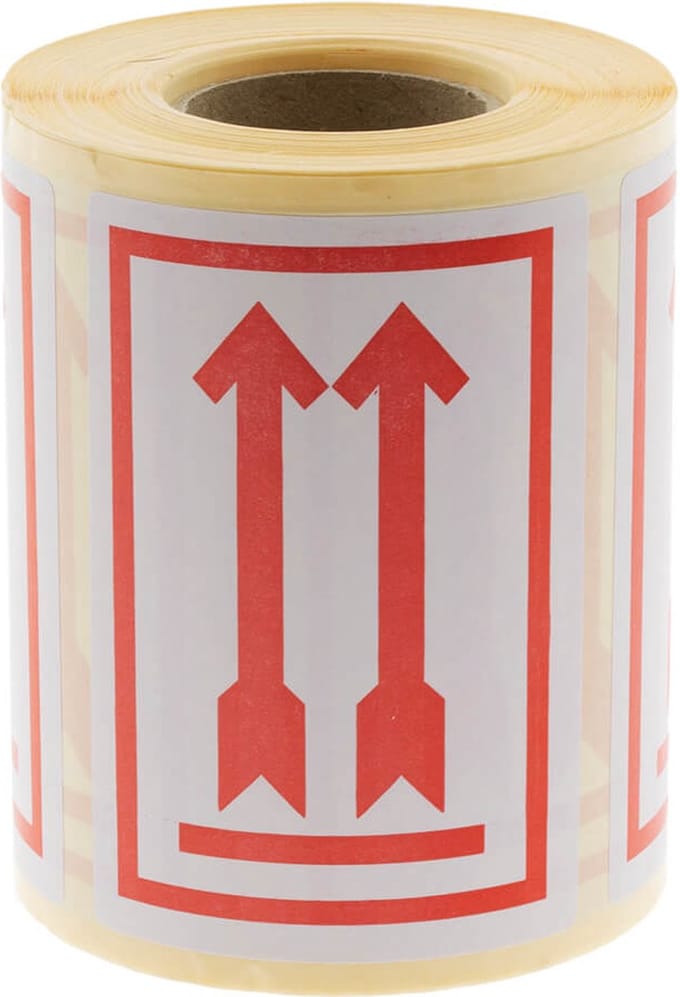 500x Etiket Pijlen