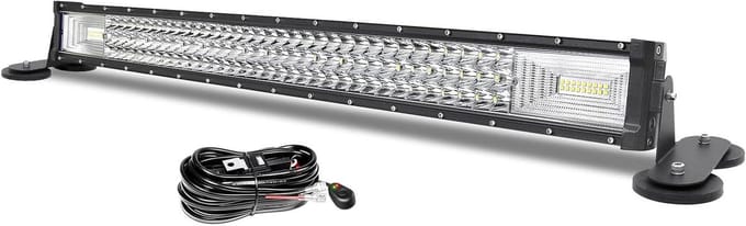 LED Werkverlichting - Lichtbalk - Offroad Verlichting - Magnetische Houder - 82 cm - Wit