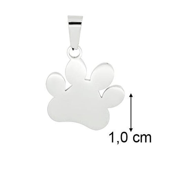 Blinx Jewels Stalen Hanger Pootafdruk