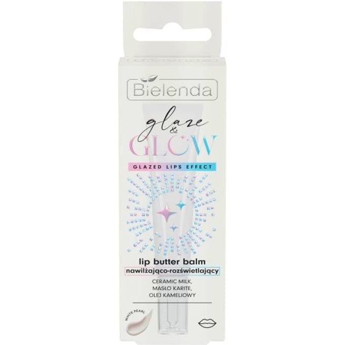 Bielenda GLAZE &amp; GLOW Moisturizing and Illuminating Lip Butter Balm 10 g