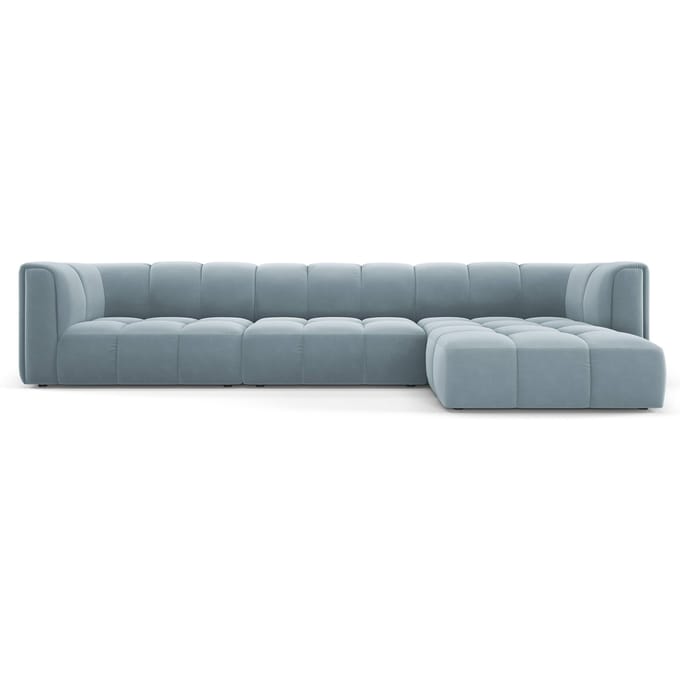 Hoekbank Francesca velvet rechts 5-zits | Milo Casa