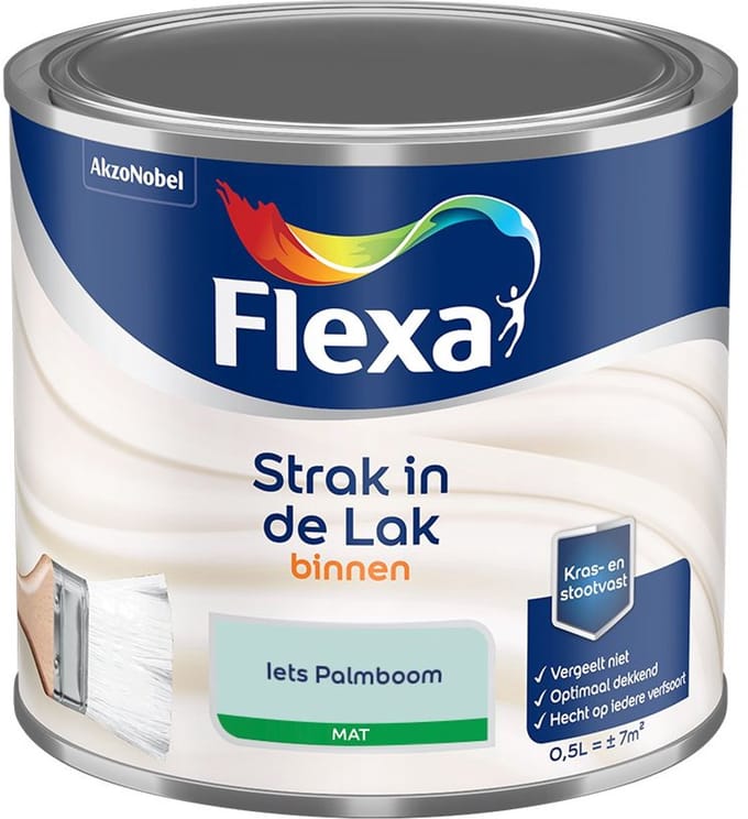 Flexa - Strak In De Lak Binnenlak Mat - Iets Palmboom - Mengverf - 500 Ml
