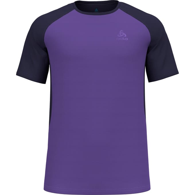 Odlo X-Alp Trail Hardloopshirt Heren-paars, zwart