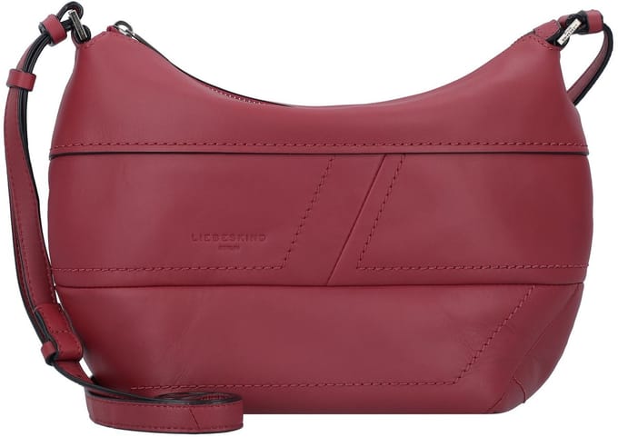 LIEBESKIND BERLIN Schoudertas Edda Calf Optic Hobo Bag Berry Donkerrood