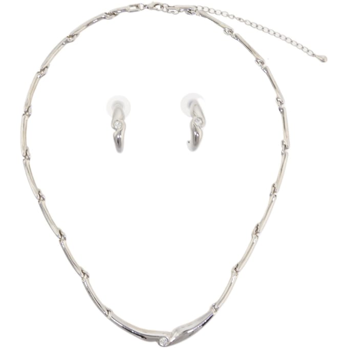 Behave – Sieradenset – Zilverkleur – Modern – Elegant – Nikkelvrij